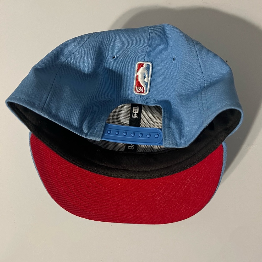 NBA Chicago Bulls SnapBack Cap | North Carolina Blue, Bold Team Graphic Design - Picture 6 of 8